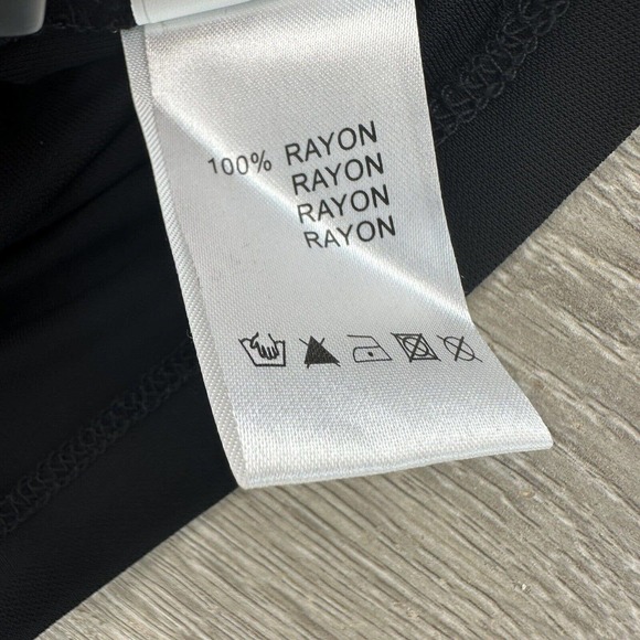 NWT Faith Connexion Womens L Black Rayon Asymmetrical Sequins Midi Sheath Dress - Picture 5 of 12